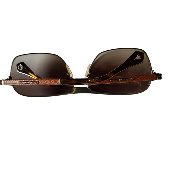 Authentic unisex Ermenegild Zegna sunglasses brown - Picture 5 of 7
